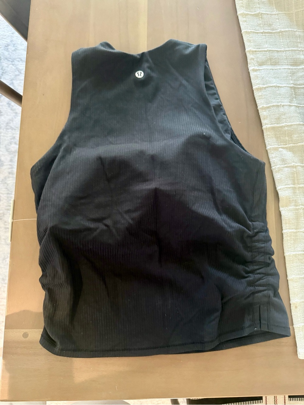 lululemon athletica Black Ribbed V-Neck Tank Top - Picture 4 of 4